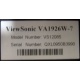 ViewSonic VA1926W-7 (Раменское)