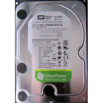 Б/У жёсткий диск 1Tb Western Digital WD10EVVS Green (WD AV-GP 1000 GB) 5400 rpm SATA (Раменское)