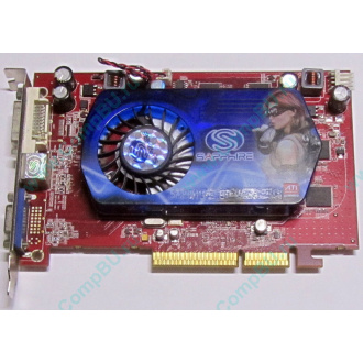 Б/У видеокарта 512Mb DDR2 ATI Radeon HD2600 PRO AGP Sapphire (Раменское)